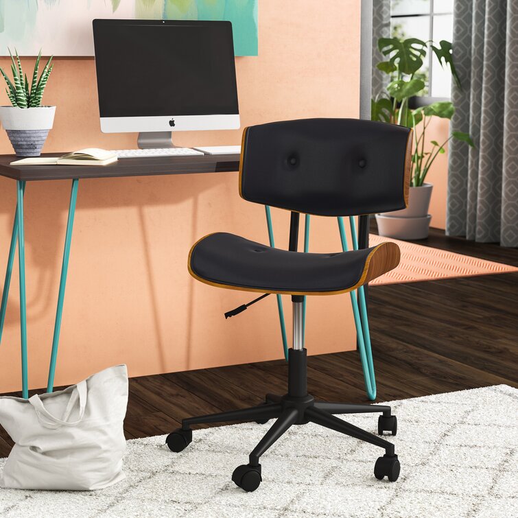 Modern small desk deals chair